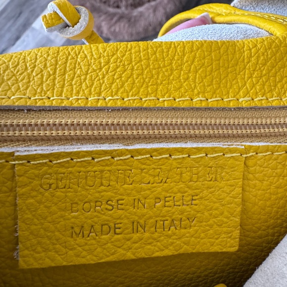 Golden yellow leather purse … New! - Picture 5 of 6